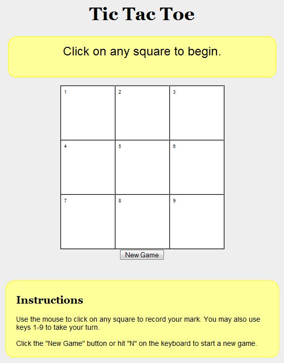 Tic Tac Toe